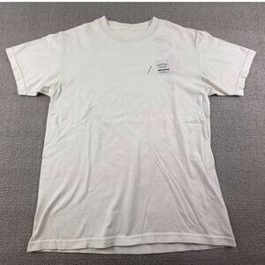 Quarter Snacks T Shirt Men M  White Cotton Crewneck Cigarette‎ Snackman Graphic
